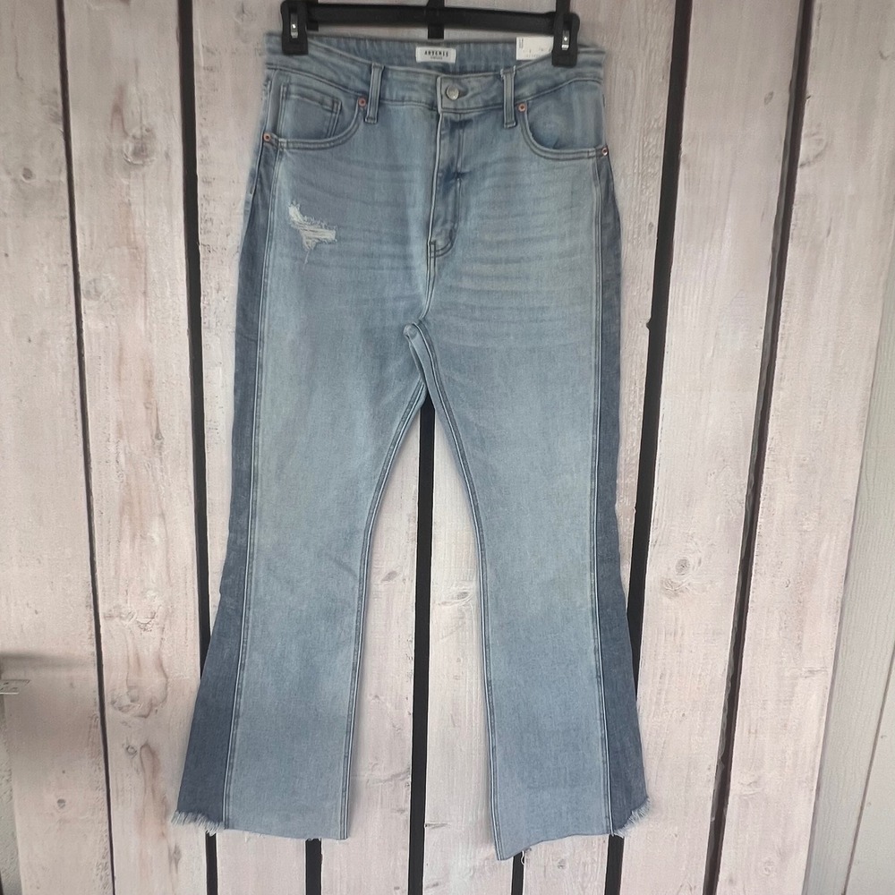 Artemis Vintage Modern Bootcut Jeans Womens 13/30 Blue New Two Tone High Rise